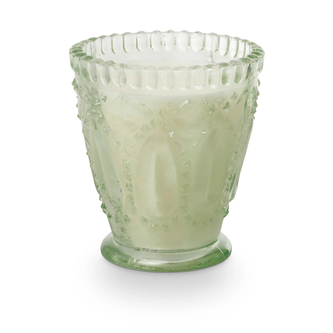 Eucalyptus & Sage Pressed Glass Candle