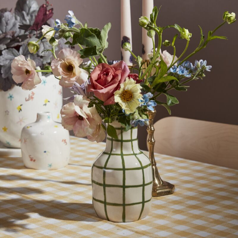 Maddy Grid Vase