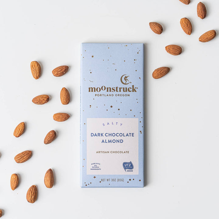 Salty Dark Chocolate Sea Salt Almond Bar