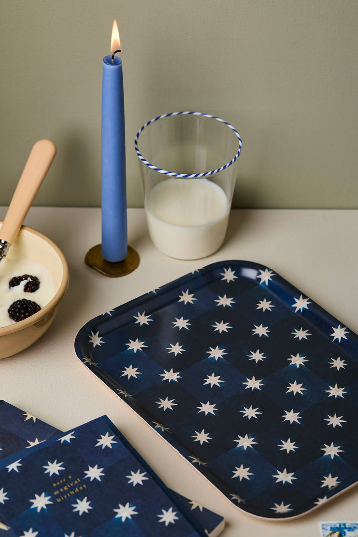 Navy Star Tray