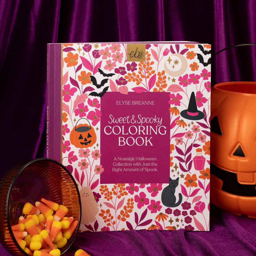 Sweet & Spooky Coloring Book