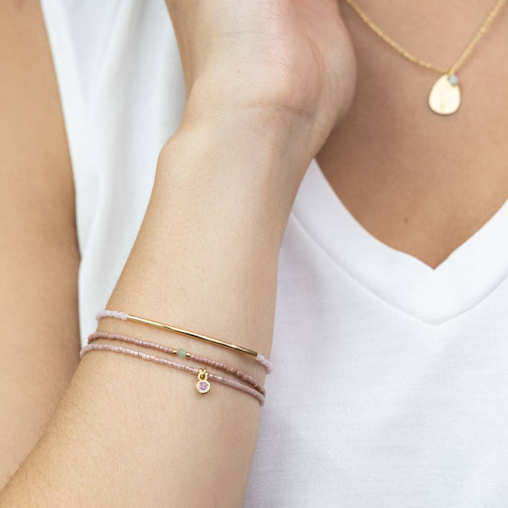 Bracelet Trio - Blush/Gold