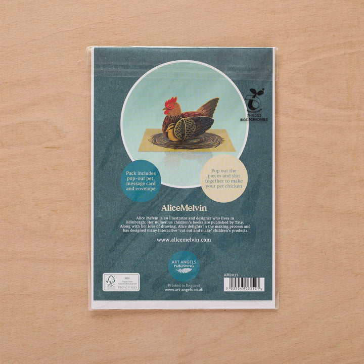 Pop-Out Chicken Greeting Card