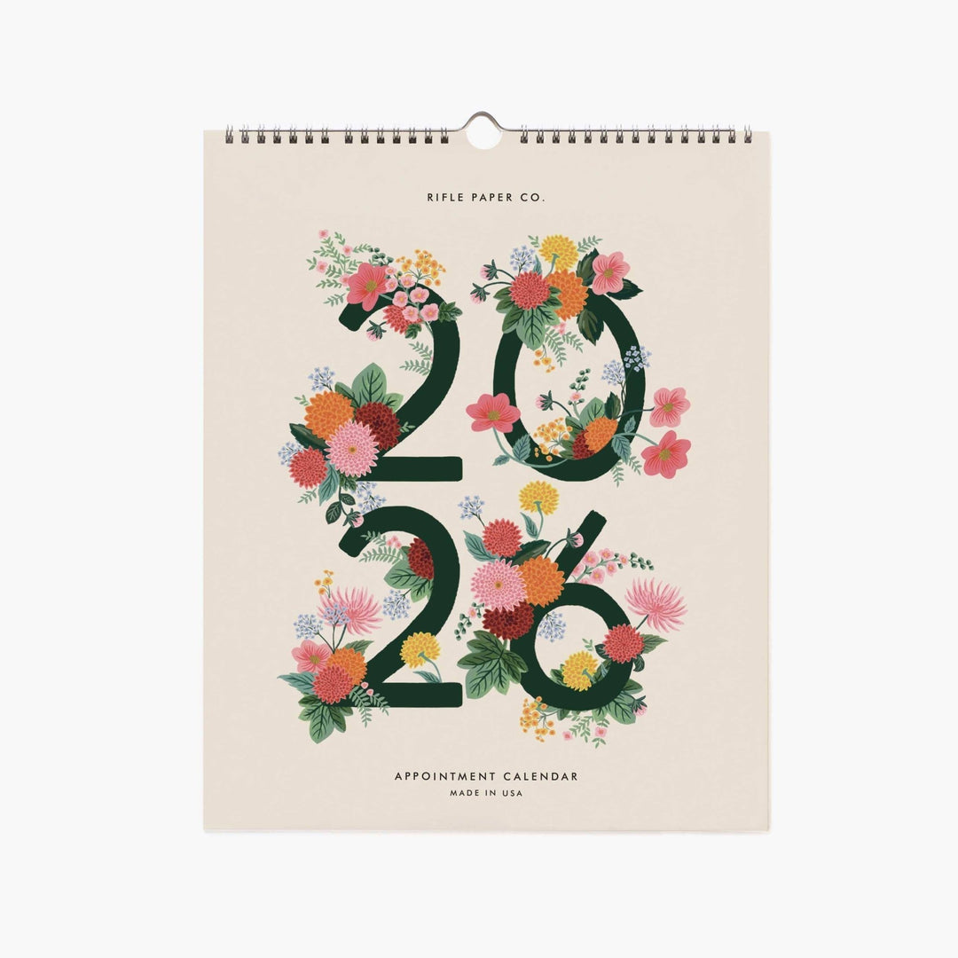 2026 Dahlia Wall Calendar - Merry PigletsRifle Paper Co.