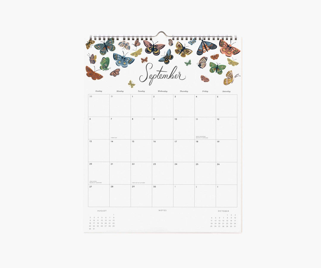 2026 Dahlia Wall Calendar - Merry PigletsRifle Paper Co.