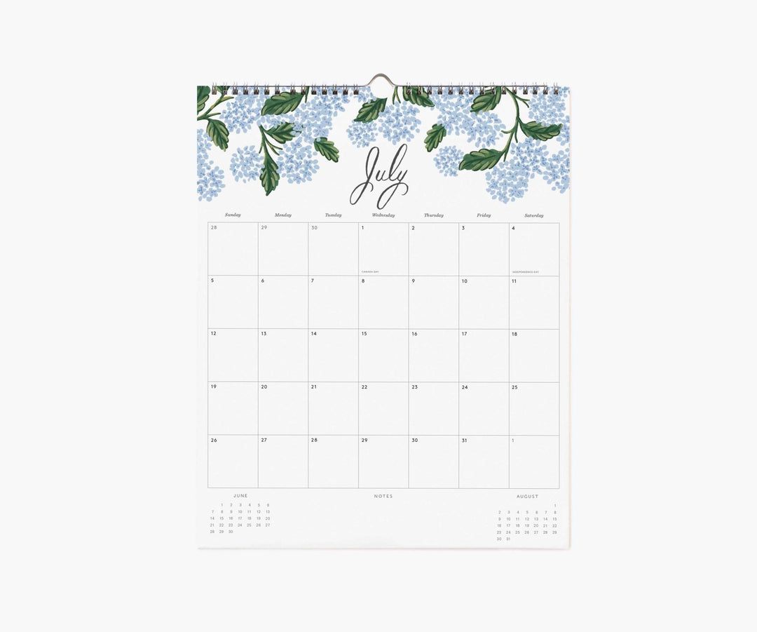 2026 Dahlia Wall Calendar - Merry PigletsRifle Paper Co.