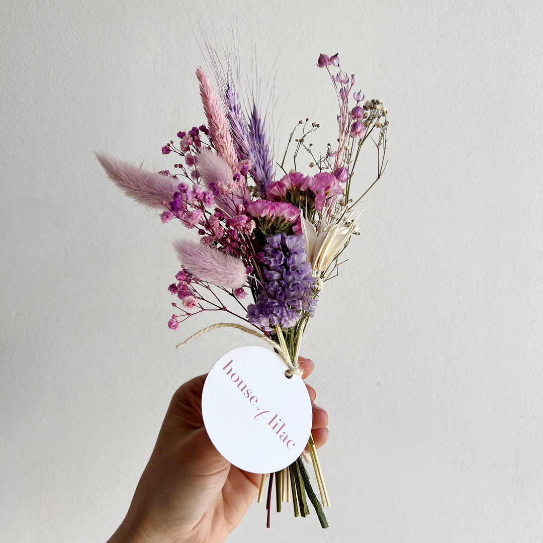 House of Lilac - Spring Whimsical Dried Flower Bundles: Lavender Haze - Merry Piglets