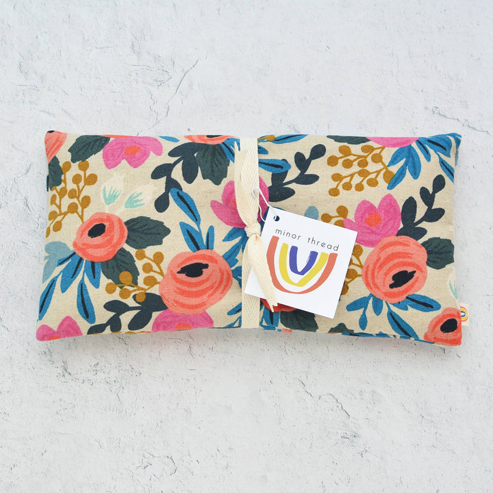 Lavender Eye Pillow: Rosa Pink Floral