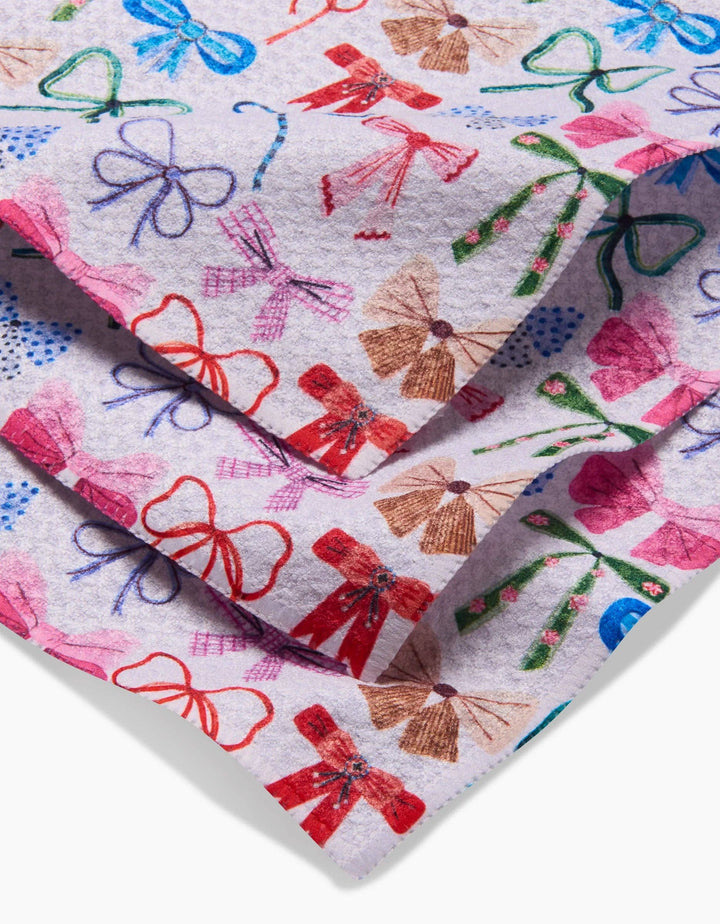 Bows Geometry Dishcloth Set