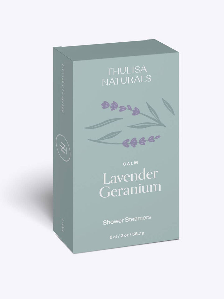 Lavender Geranium Shower Steamers