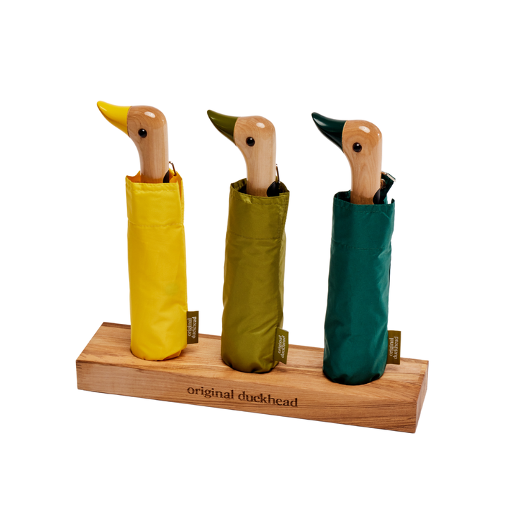 Original Duckhead Umbrella - Greens + Yellow