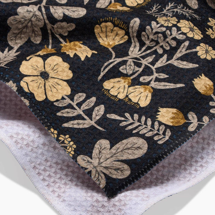 Woodland Wildflowers Geometry Tea Towel