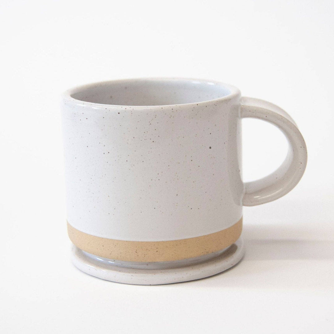 Speckled Stoneware Mug with Lid