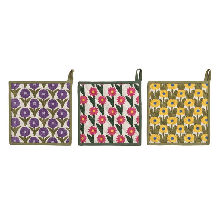 Floral Printed Pot Holder
