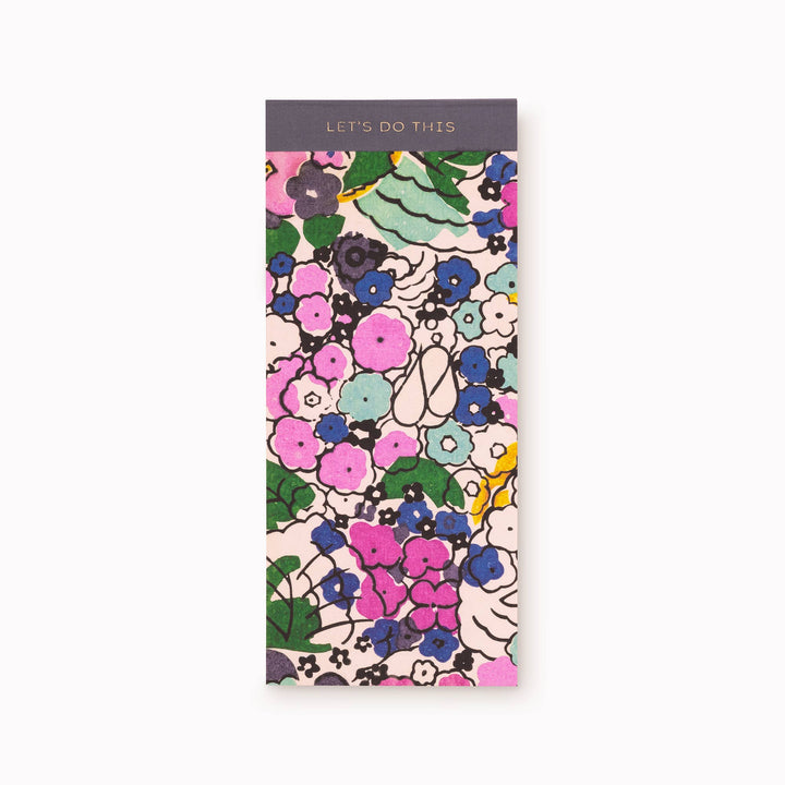 Floral Long List Pad