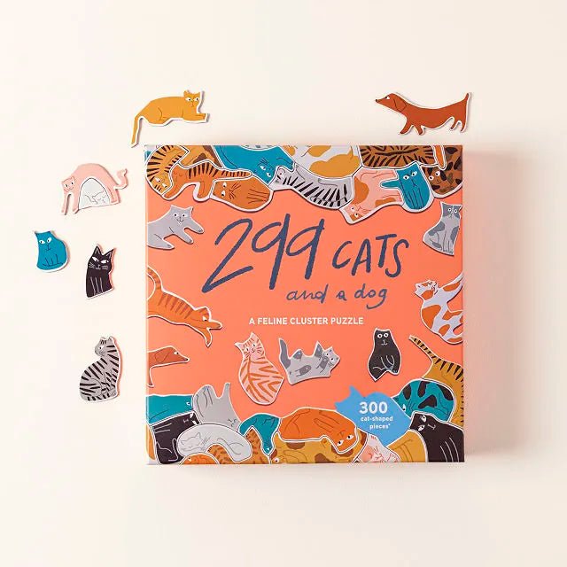 299 Cats and a Dog Puzzle - Merry PigletsChronicle Books