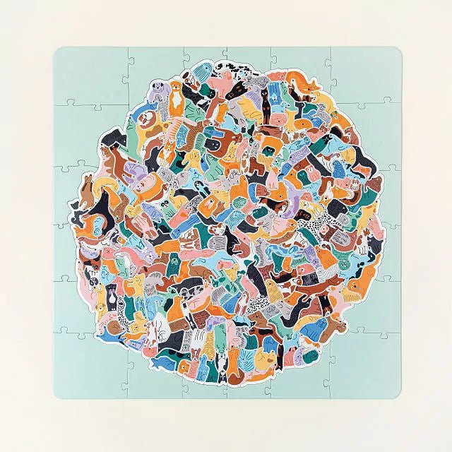 299 Dogs and a Cat Puzzle - Merry PigletsChronicle Books