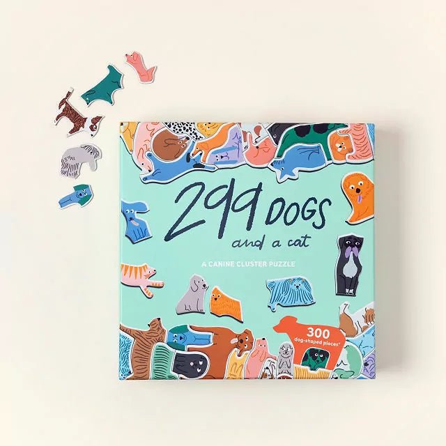 299 Dogs and a Cat Puzzle - Merry PigletsChronicle Books