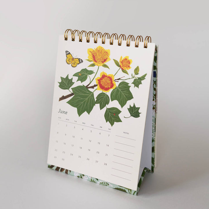 2025 Flowering Trees Desk Calendar