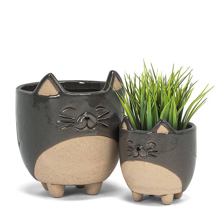 Cat Planter - small - Merry Piglets