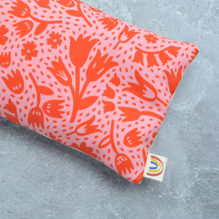 Weighted Eye Pillow Coral Flower - Merry Piglets