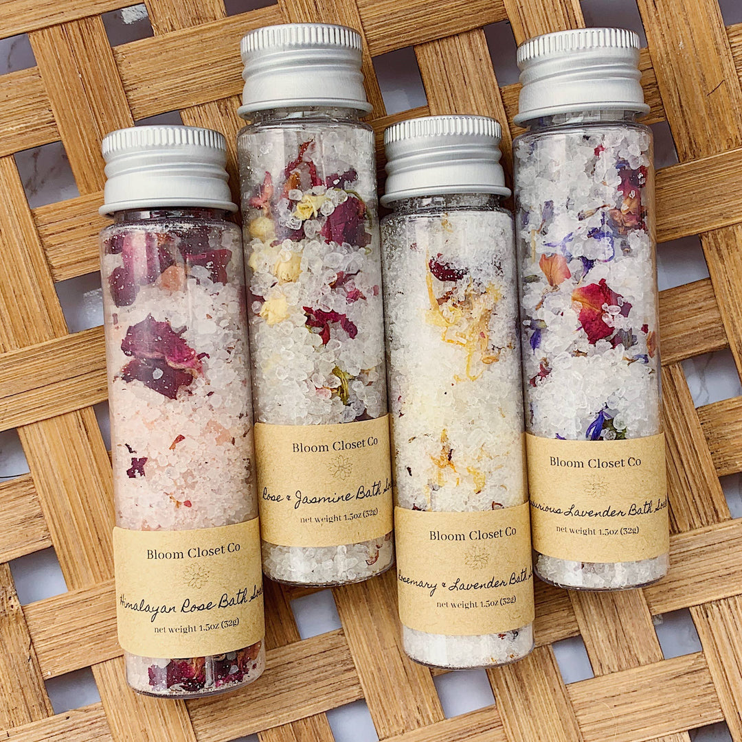 Rose & Jasmine Bath Salts - Merry Piglets