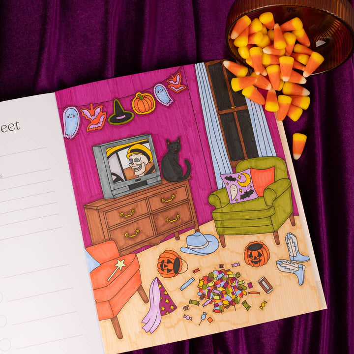 Sweet & Spooky Coloring Book