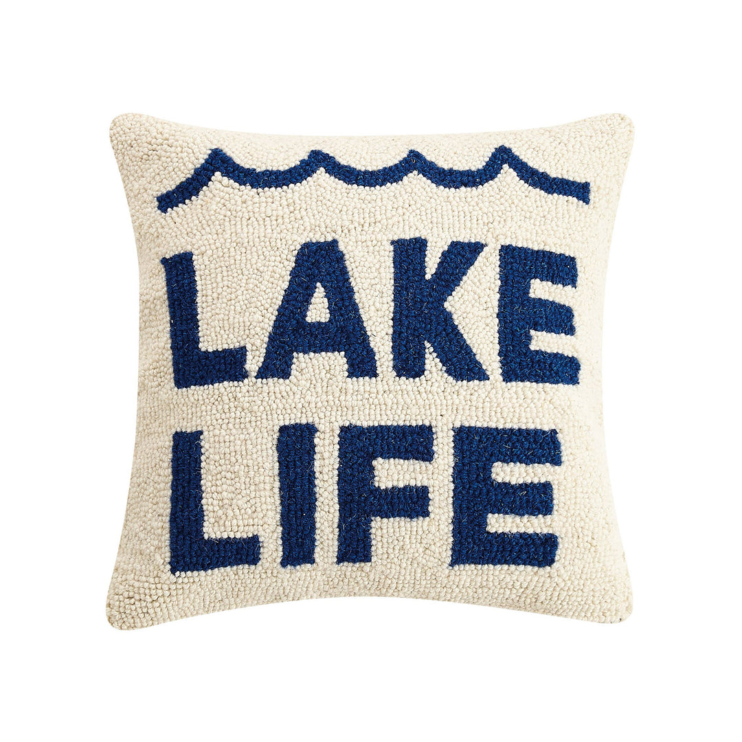 Lake Life Wool Pillow - Merry Piglets