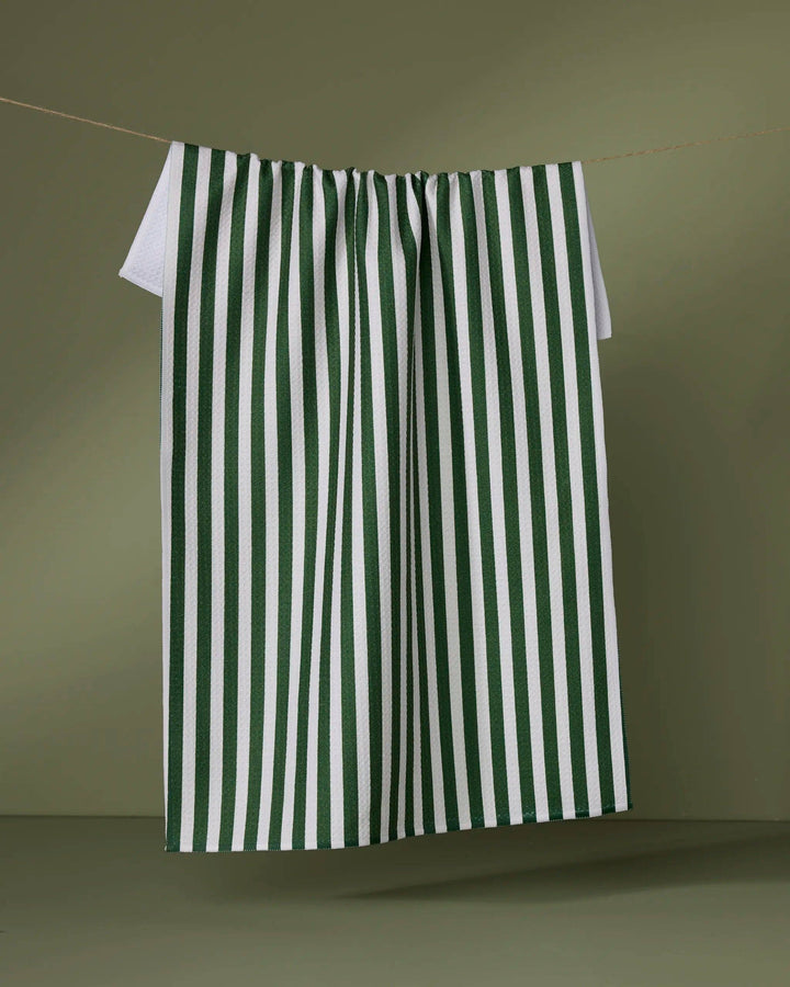 Ribbon Green Tea Towel