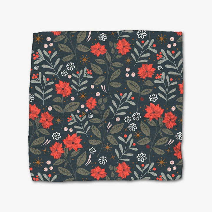 Holiday Floral Geometry Dishcloth Set