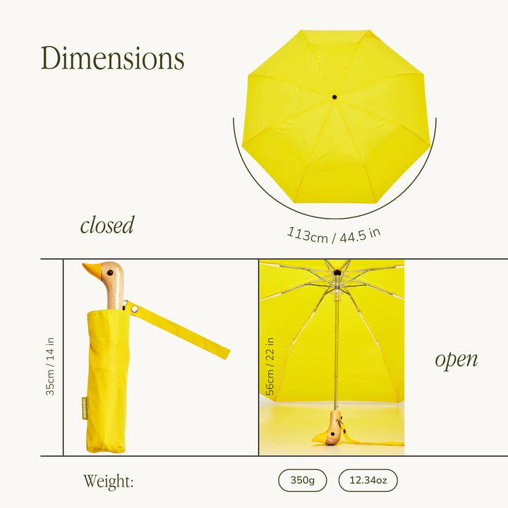 Original Duckhead Umbrella - Greens + Yellow