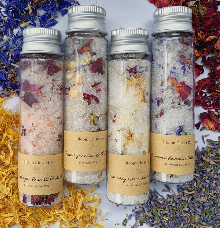 Rose & Jasmine Bath Salts - Merry Piglets