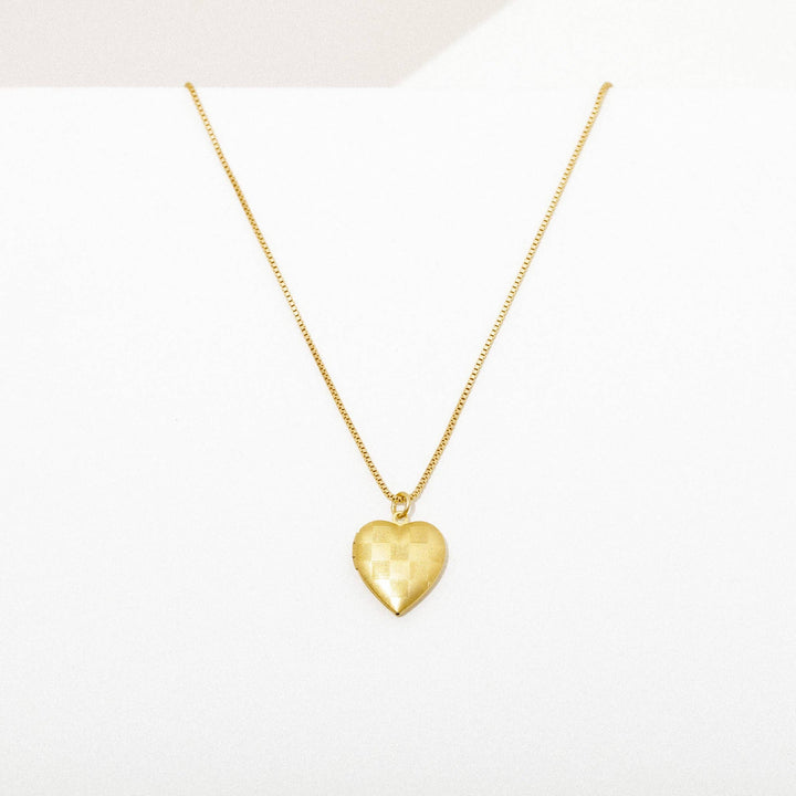 Amanda Locket Heart Necklace