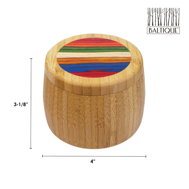 Totally Bamboo - Baltique® Marrakesh Collection Salt Box - Merry Piglets