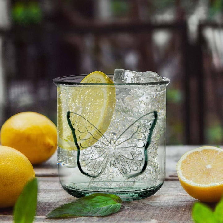 Butterfly Glass Tumbler
