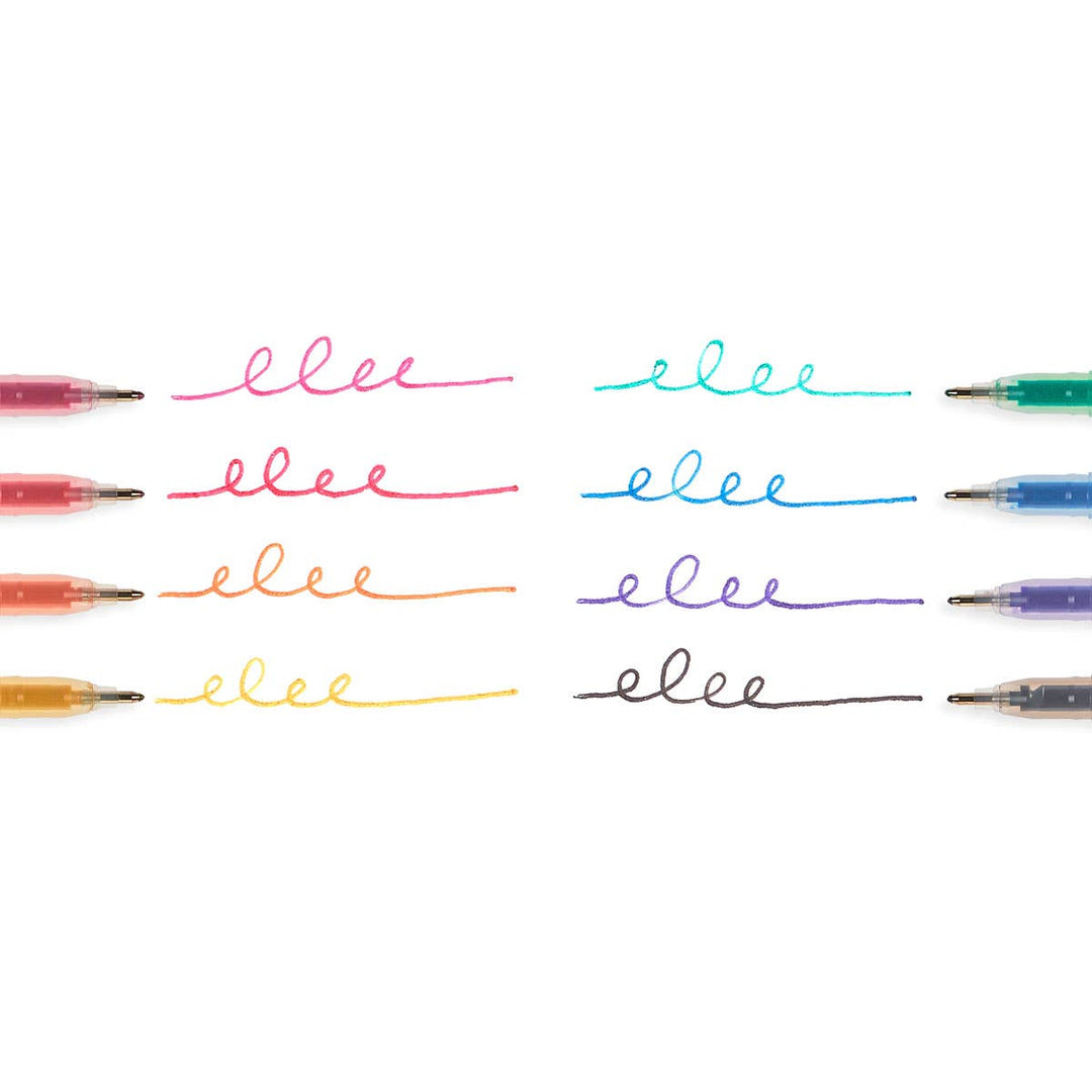 Radiant Writers Glitter Gel Pens - Merry Piglets