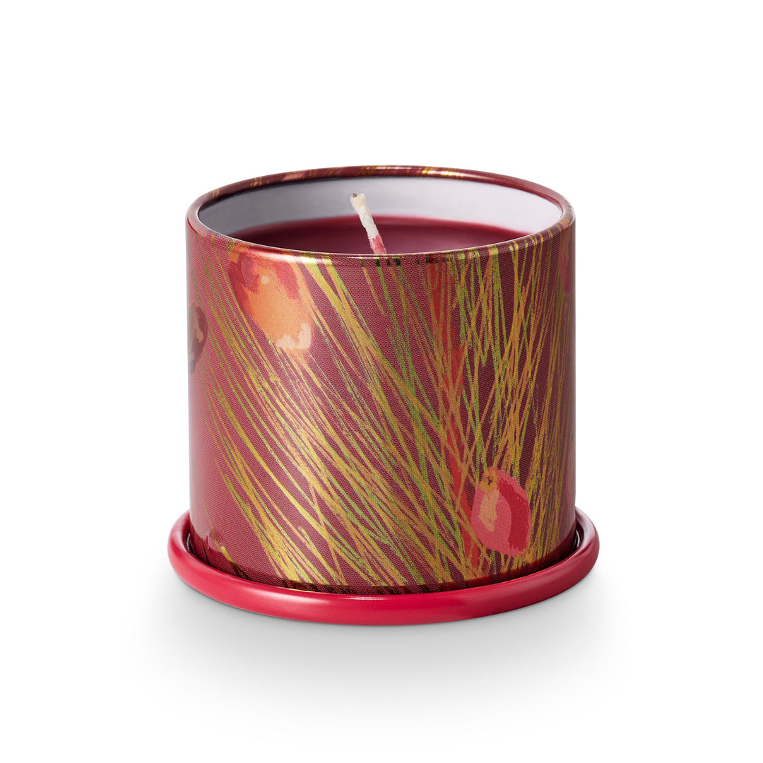 Crimson Woods Tin Candle
