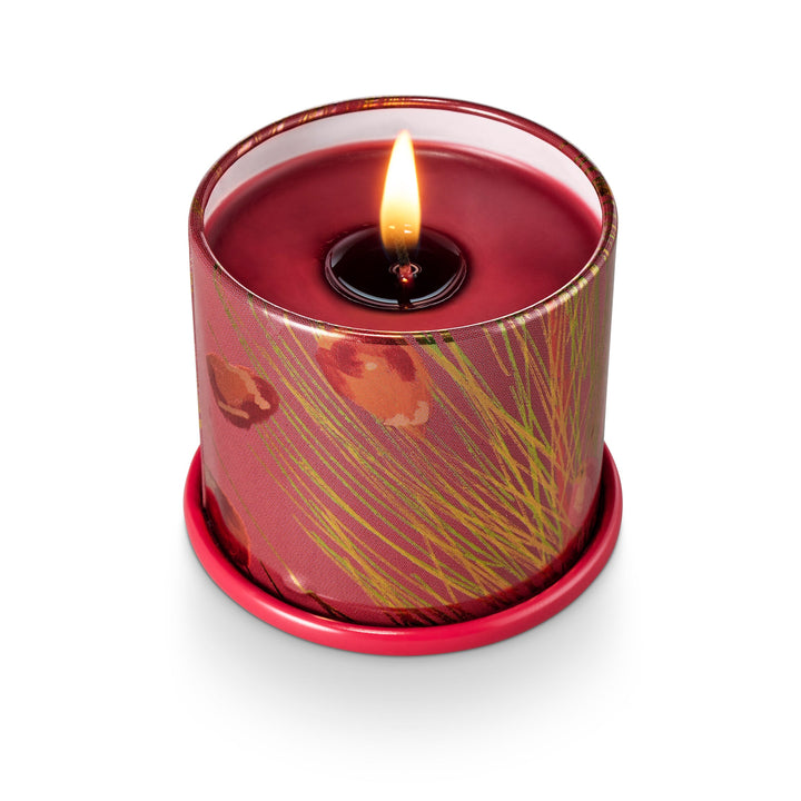 Crimson Woods Tin Candle