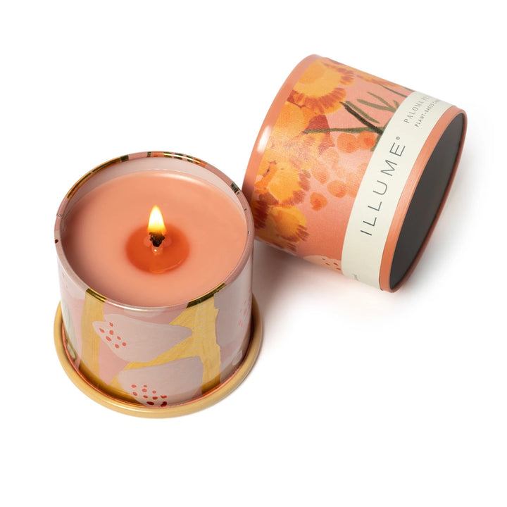 Paloma Petal Tin Candle