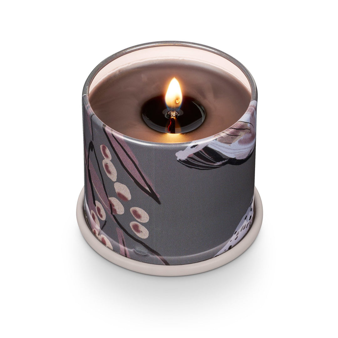 Woodfire Tin Candle