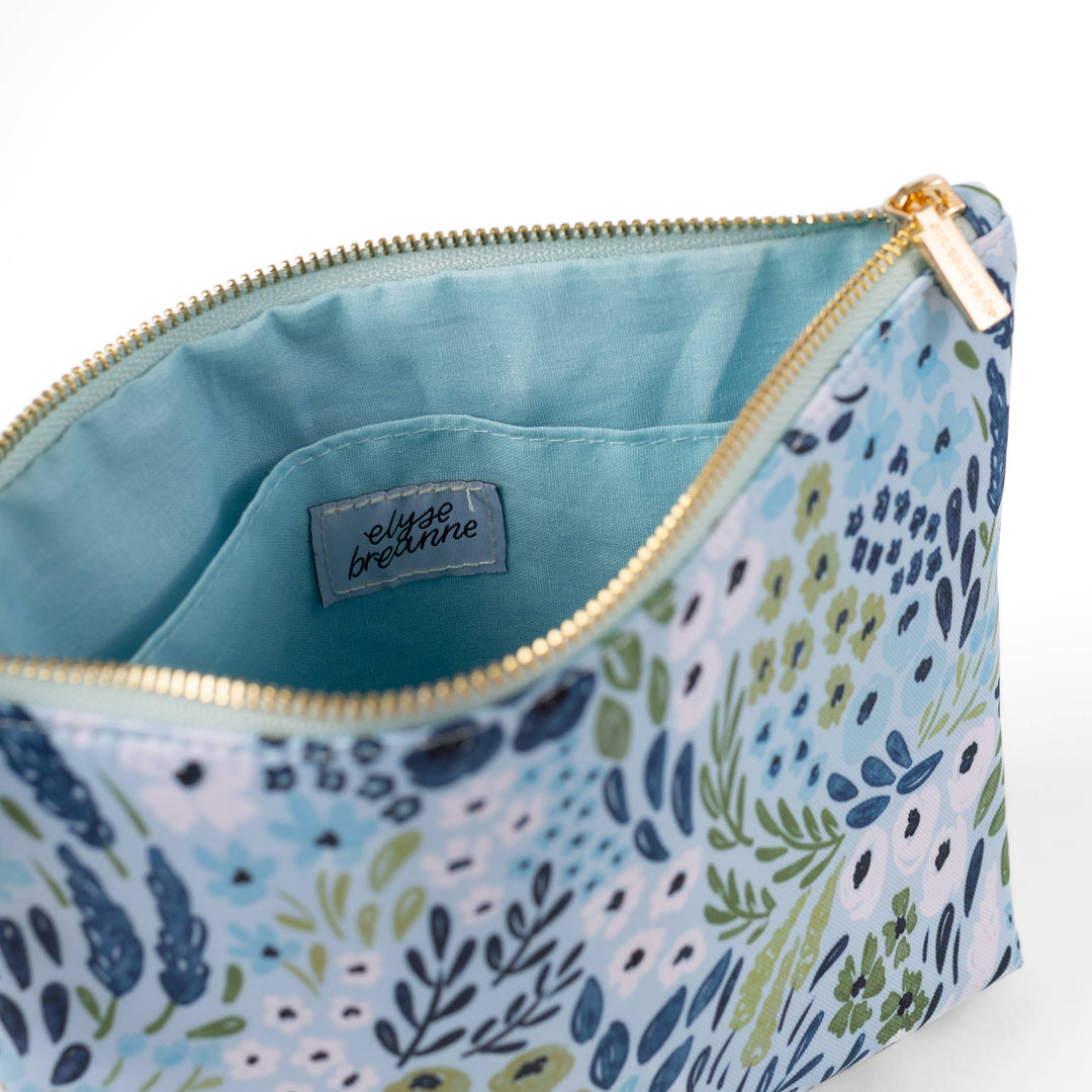 Waterfall Floral Carry-All Pouch