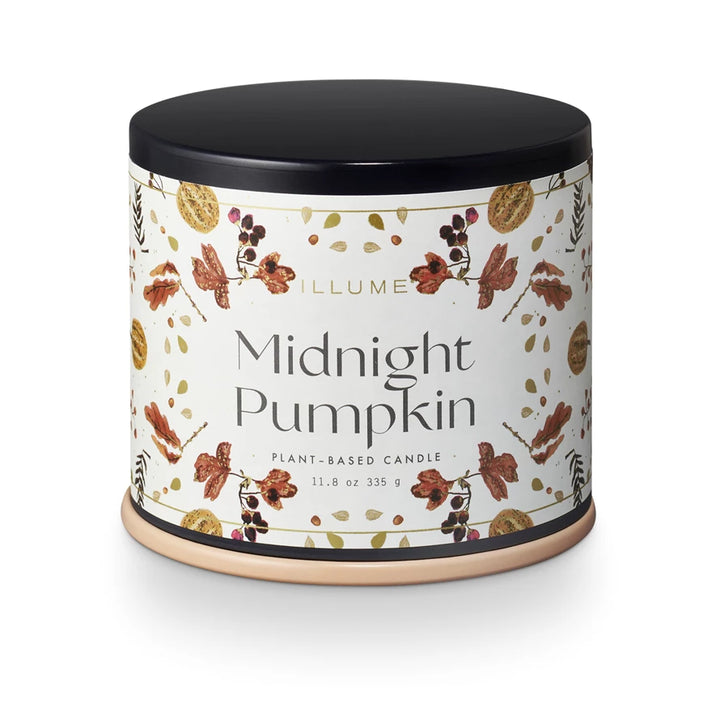 Moonlight Pumpkin Tin Candle