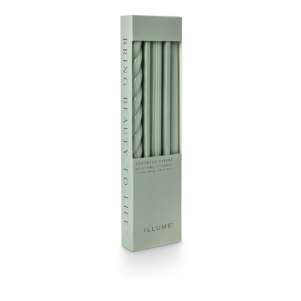 Assorted Taper Candles 3-Pack - Merry Piglets