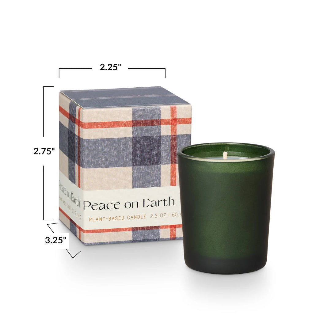 Balsam & Cedar Peace on Earth Votive Candle