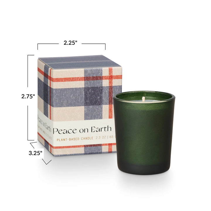 Balsam & Cedar Peace on Earth Votive Candle