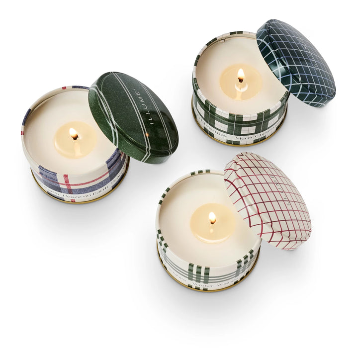 Balsam & Cedar Holiday Tin Trio Gift Set