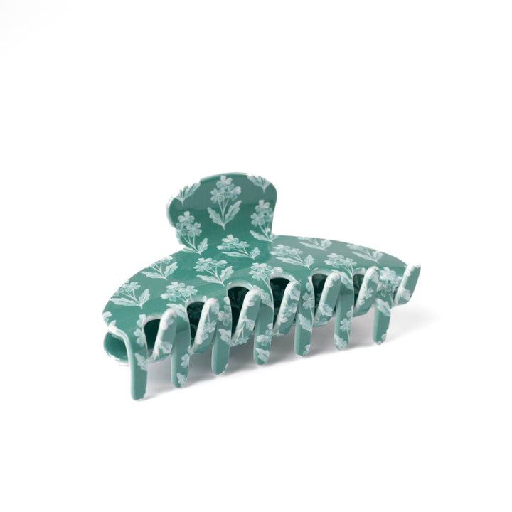 Forget Me Nots Sage Claw Clip