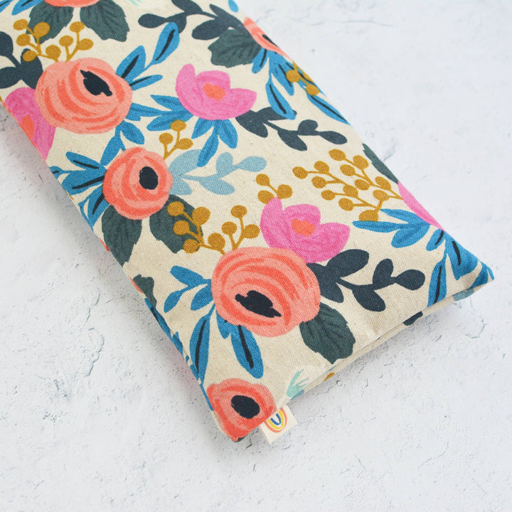 Lavender Eye Pillow: Rosa Pink Floral