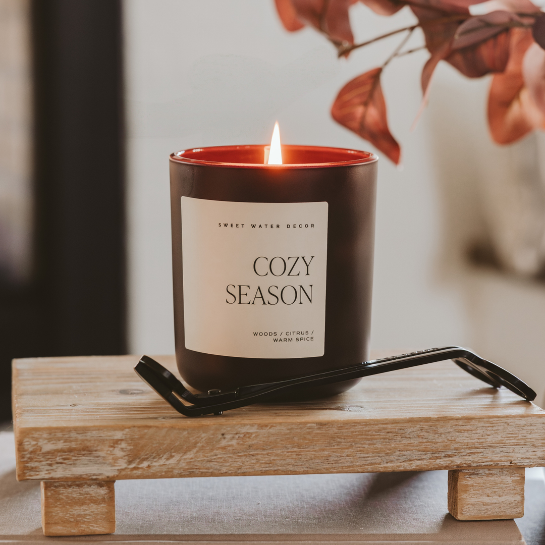 Cozy Season Brown Matte Candle