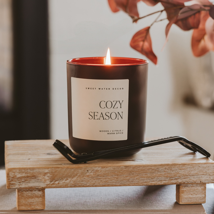 Cozy Season Brown Matte Candle